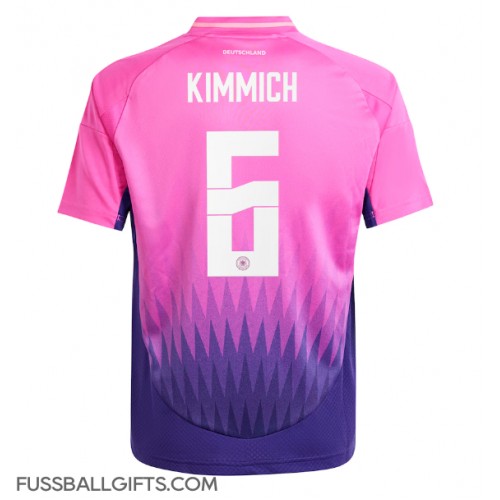 Deutschland Joshua Kimmich #6 Fußballbekleidung Auswärtstrikot EM 2024 Kurzarm